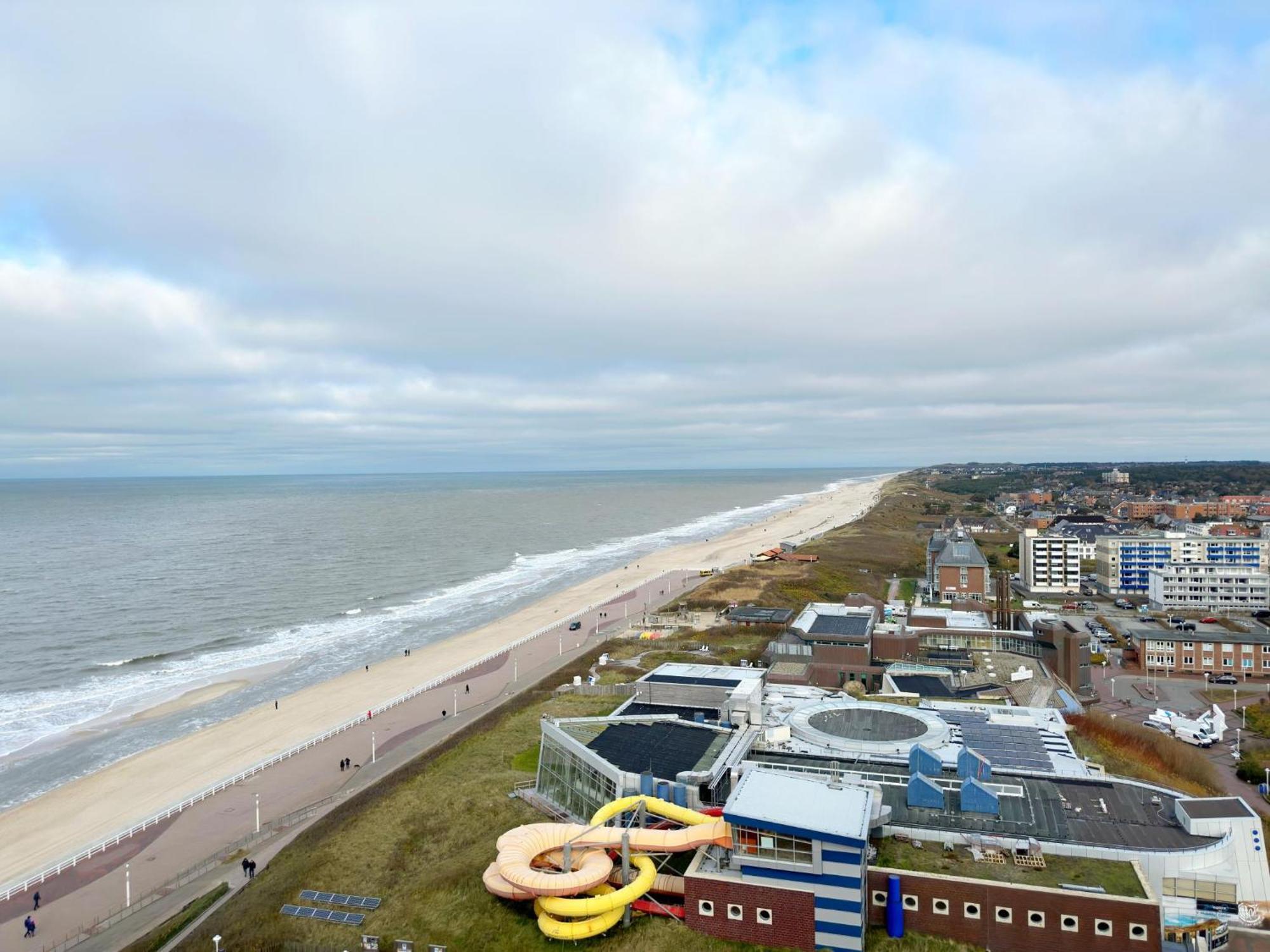 Haus Metropol App 327 Mit Meerblick Und Cityblick 3 Balkone Westerland Bagian luar foto