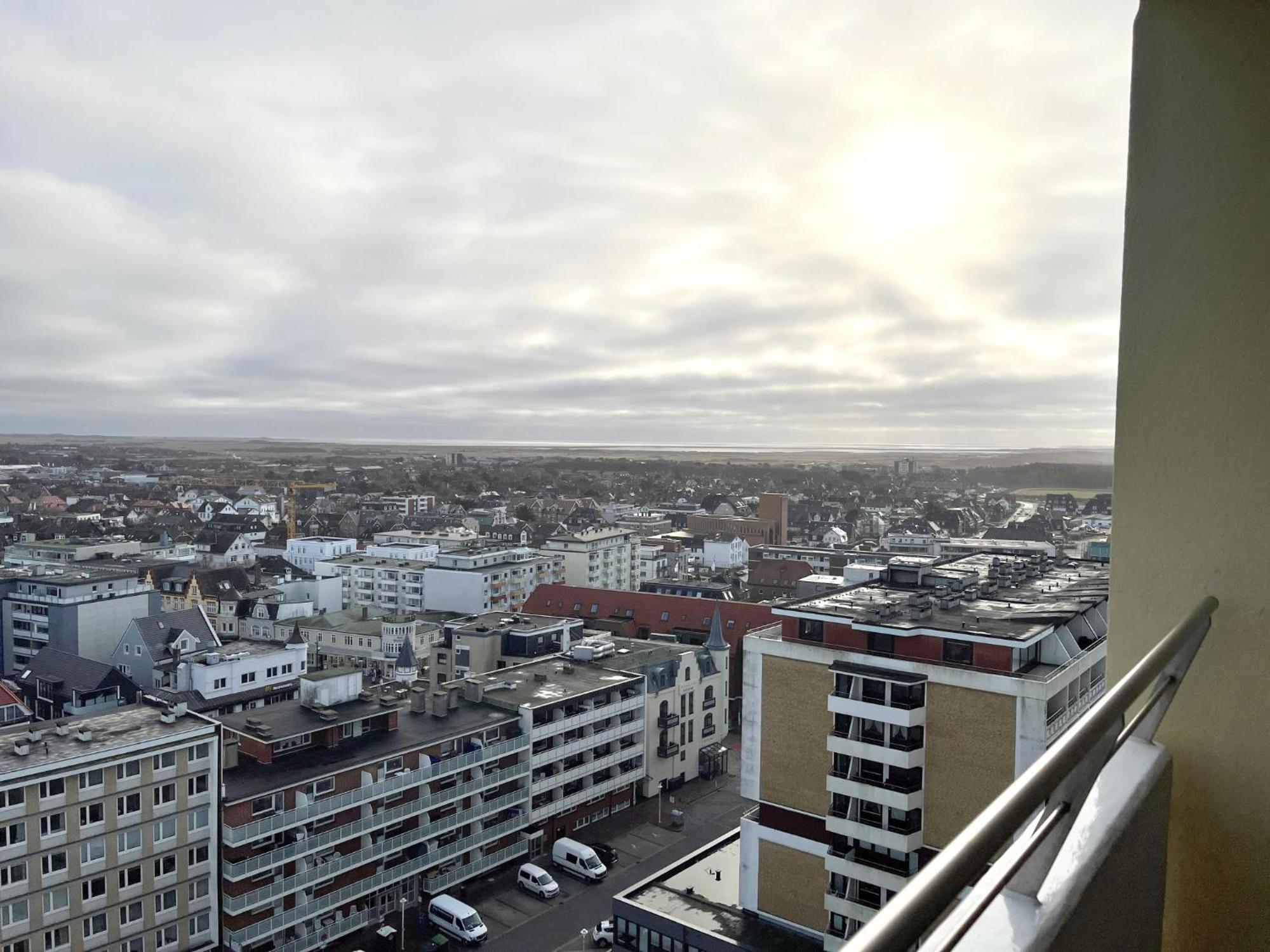 Haus Metropol App 327 Mit Meerblick Und Cityblick 3 Balkone Westerland Bagian luar foto