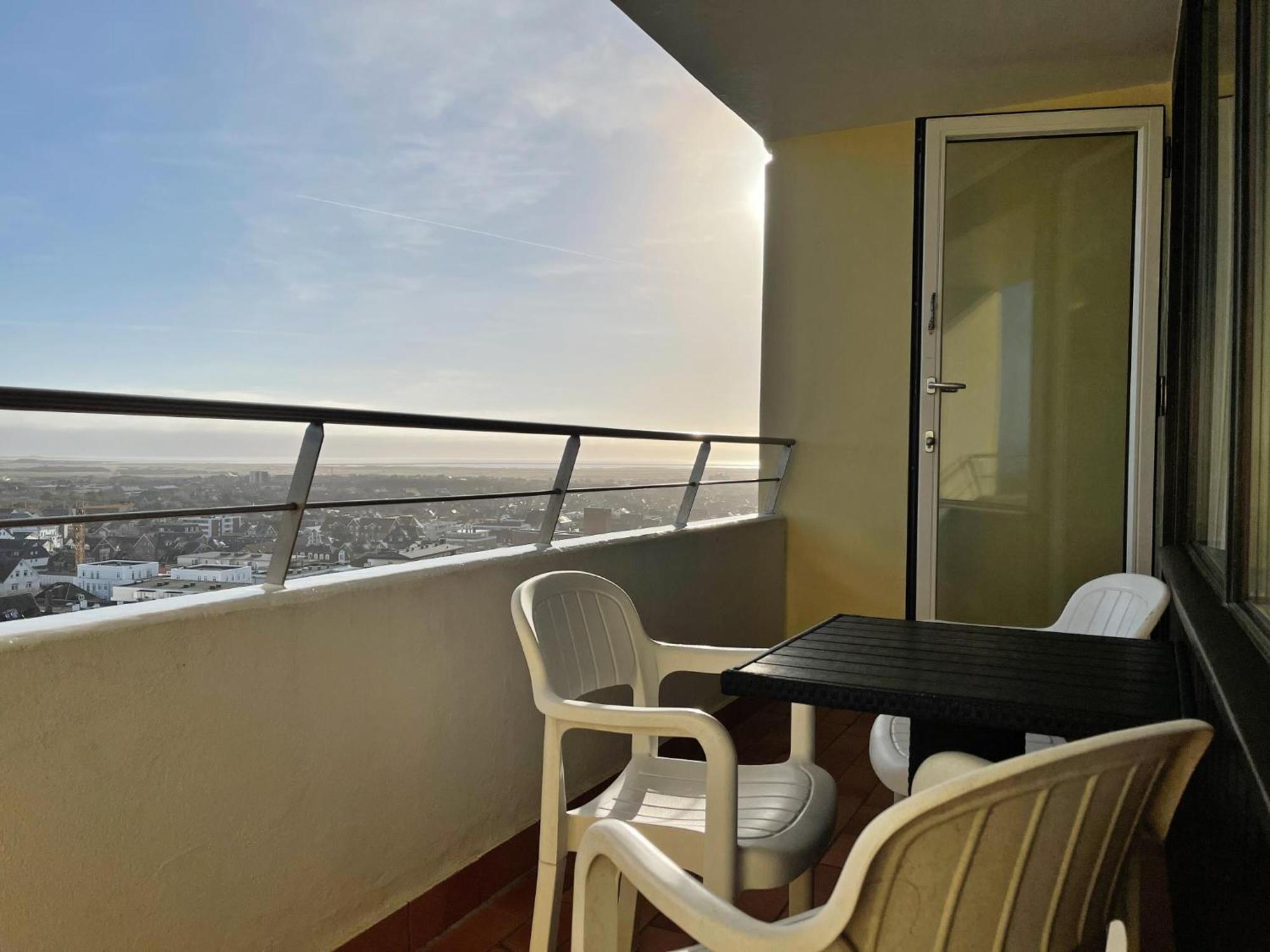 Haus Metropol App 327 Mit Meerblick Und Cityblick 3 Balkone Westerland Bagian luar foto